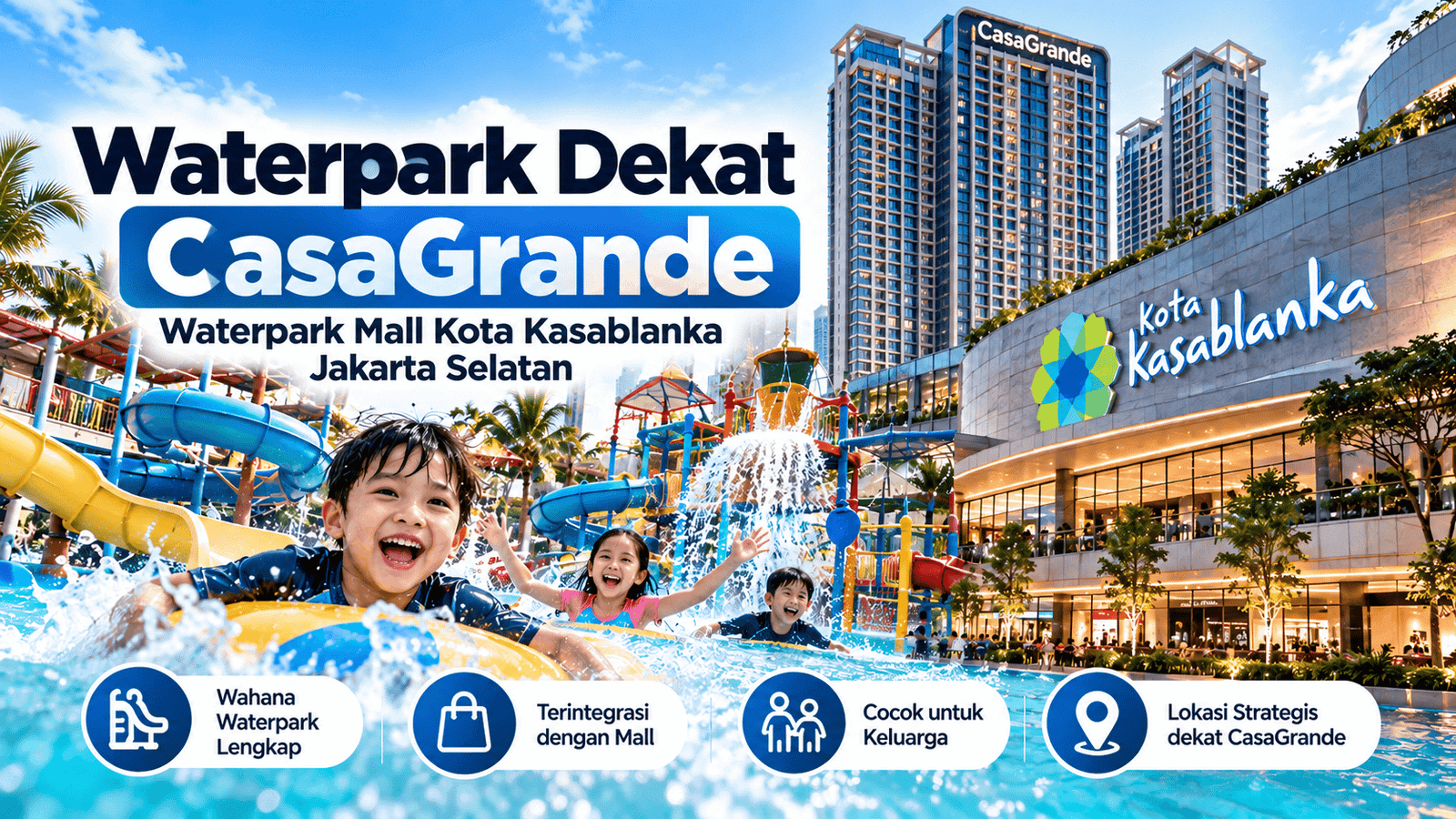 Waterpark Dekat CasaGrande: Waterpark Mall Kota Kasablanka Jakarta Selatan