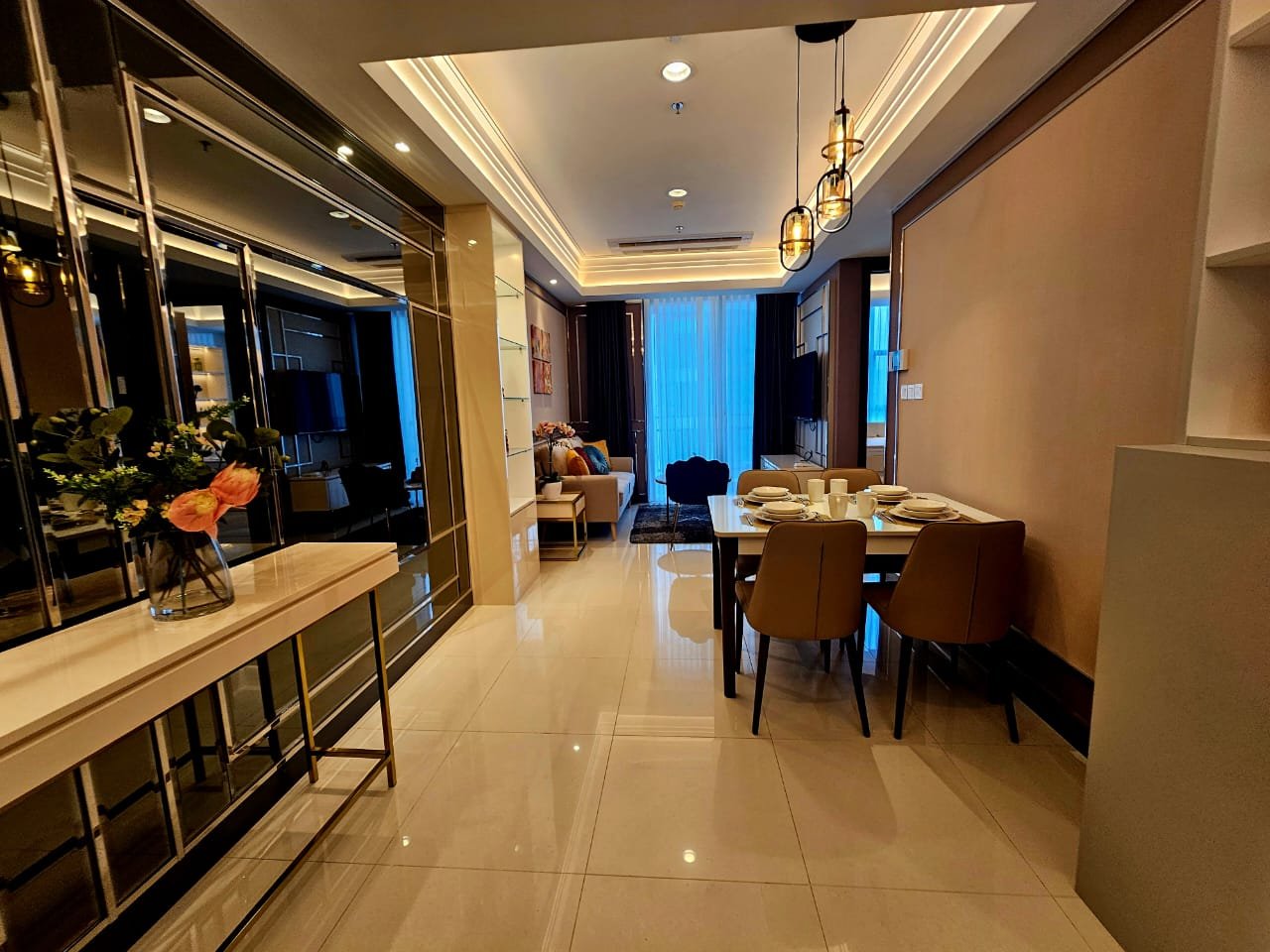 Disewakan apartemen casagrande residence luas 88 sqm phase 2