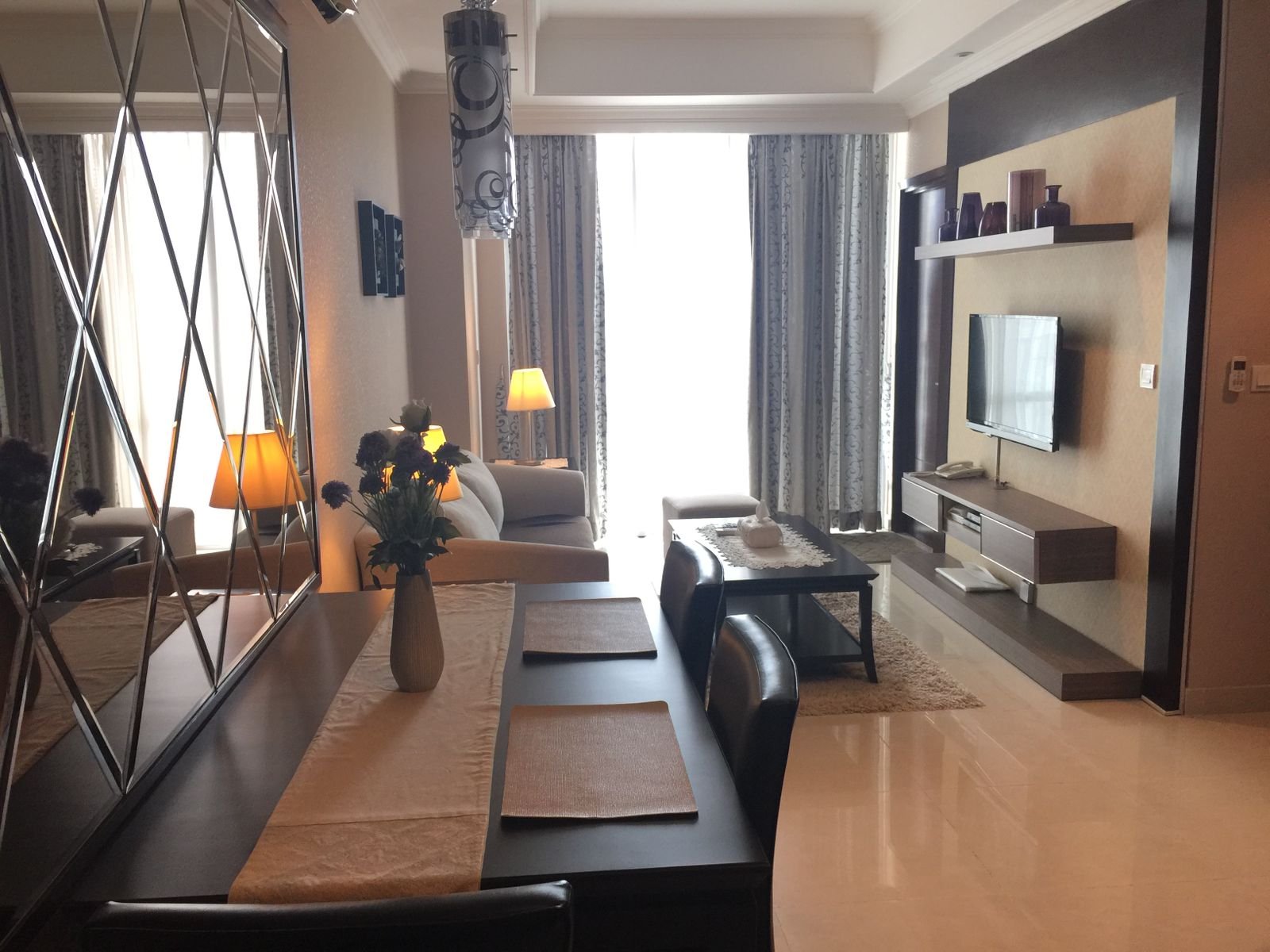 Disewakan Apartemen Denpasar Residence 2 BR Fully Furnished Tower Ubud Good