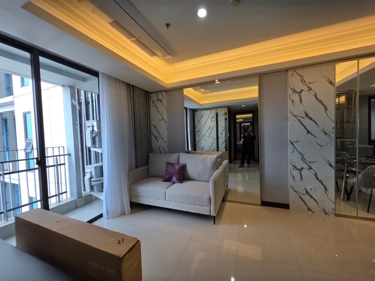 Disewakan apartemen casagrande 2 br  tower angelo